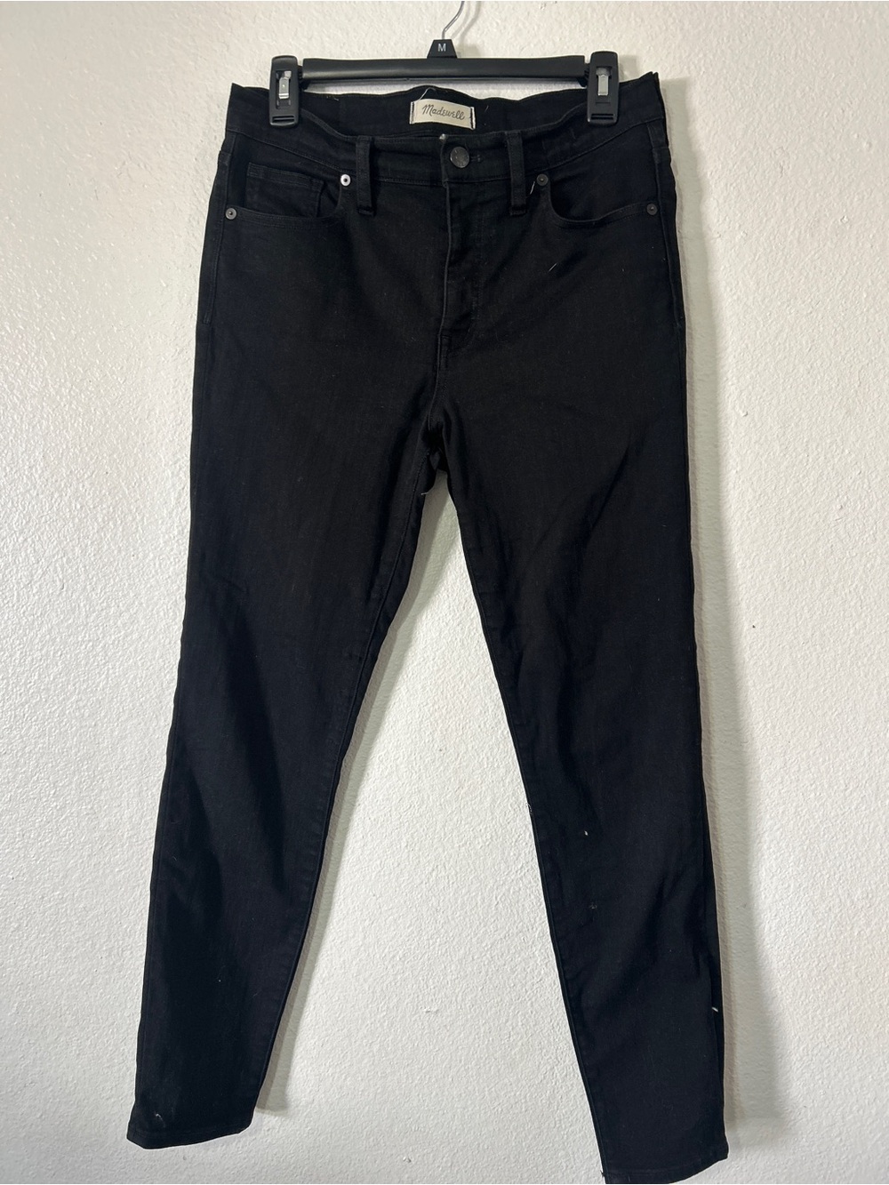 Madewell women’s Black Skinny Jeans